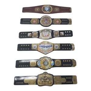 WWE Championship Title Slap Band (Set Of 6) Series 1 !!!